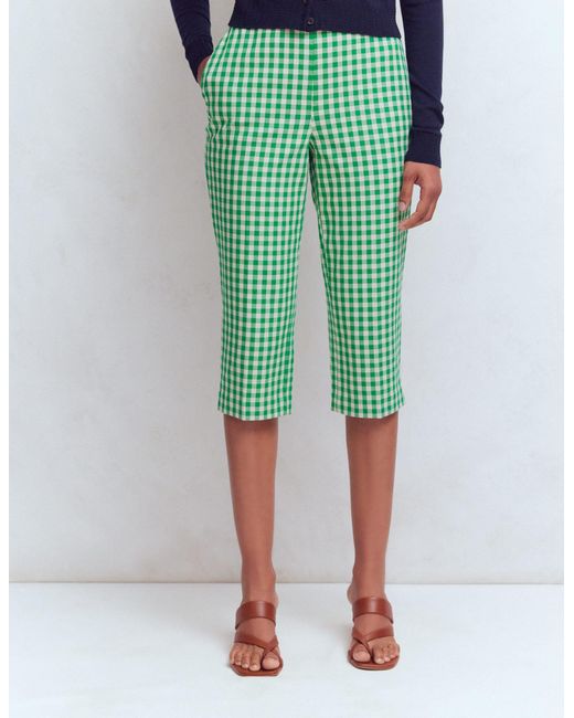 Boden Blue Capri Trousers