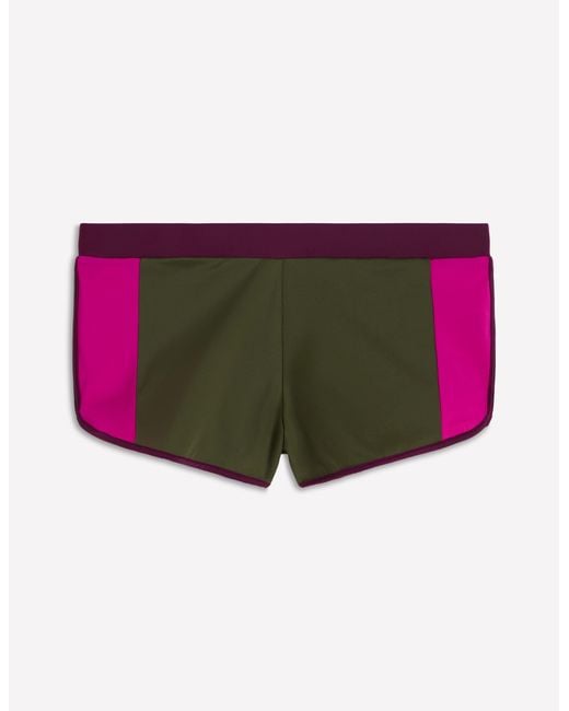Boden Purple Rash Guard Swim Shorts