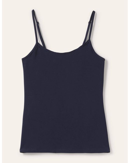 Boden Blue Plain Cami Navy