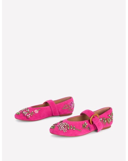 Boden Pink Kylie Flat Buckle Mary Janes