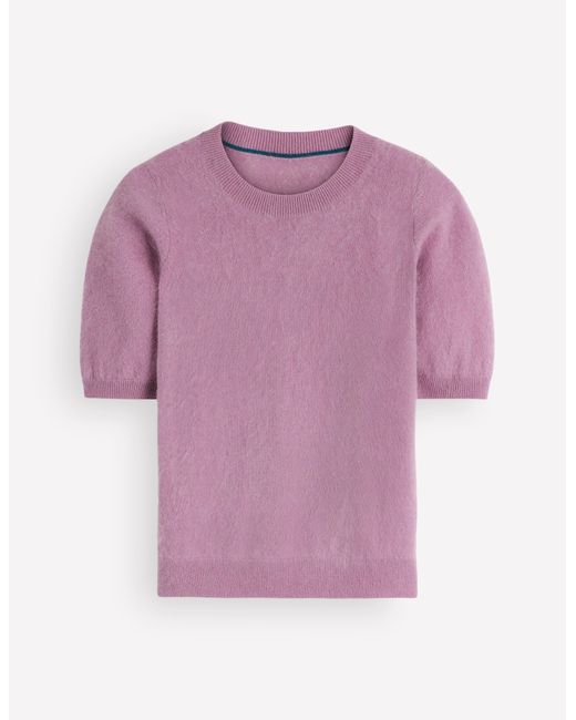 Boden Brown Kat Brushed Cashmere T-Shirt