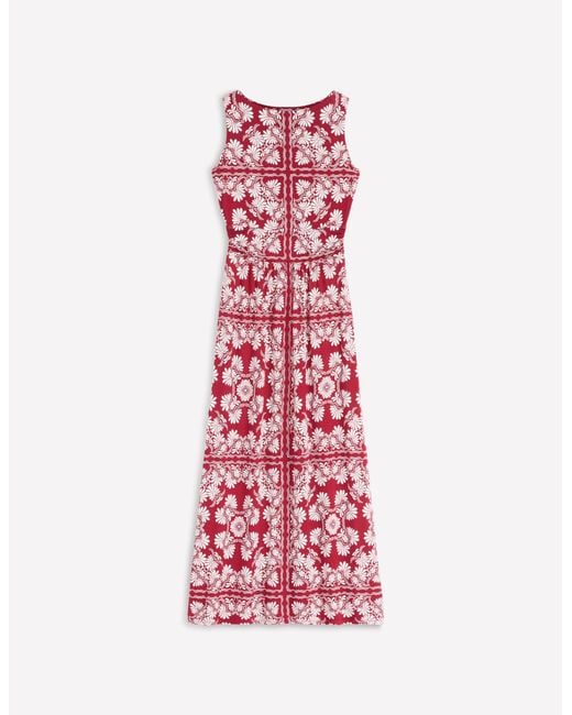 Boden White Antonia Jersey Maxi Dress