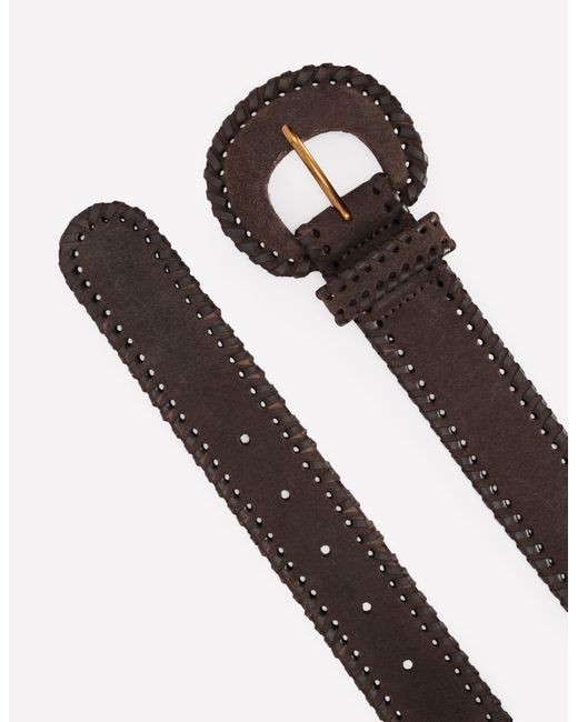 Boden Brown Covered Whipstitch Belt