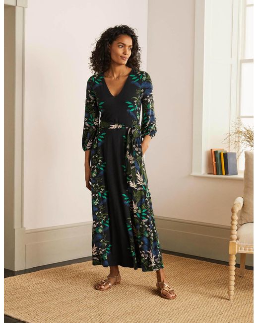 boden black maxi dress