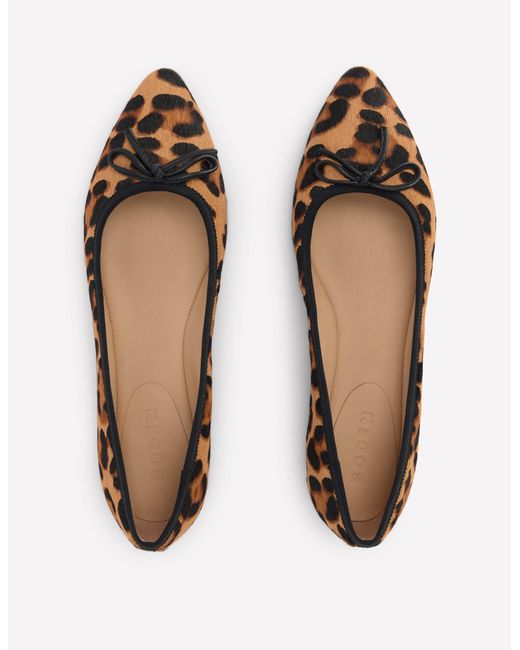Boden White Point Flexi Sole Flats