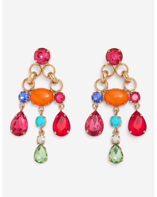 Boden Red Mega Jewel Earrings
