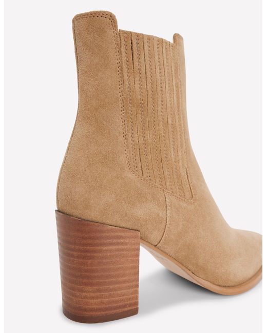 Boden Brown Point Casual Ankle Boots Tobacco