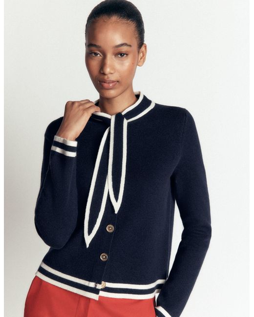 Boden Blue Tie Milano Jacket