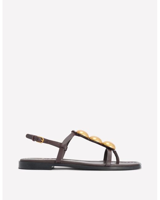 Boden Natural Disc Flat Sandals