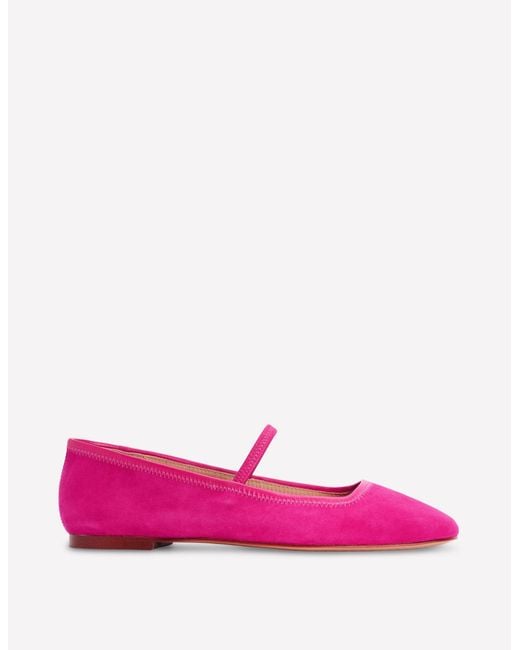 Boden Women's Pink Thea Mary Jane Ballet Flats