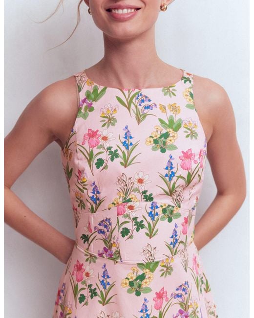 Boden White Silvia Boned Bodice Maxi Dress