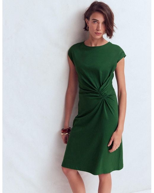 Boden Green Delilah Twist Short Dress