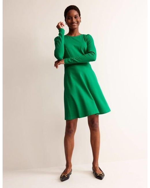 Boden Green Sabrina Ponte-Kleid Damen