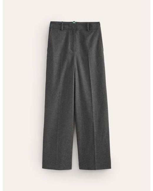 Boden Gray Westbourne Wool-Twill Trousers