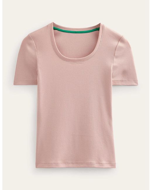 T-shirt essentiel en jersey Boden en coloris Pink