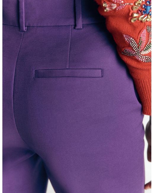 Boden Blue Canonbury Cotton Trousers