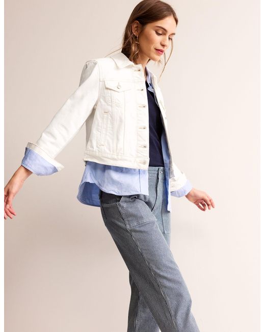 Boden Natural Denim Jacket