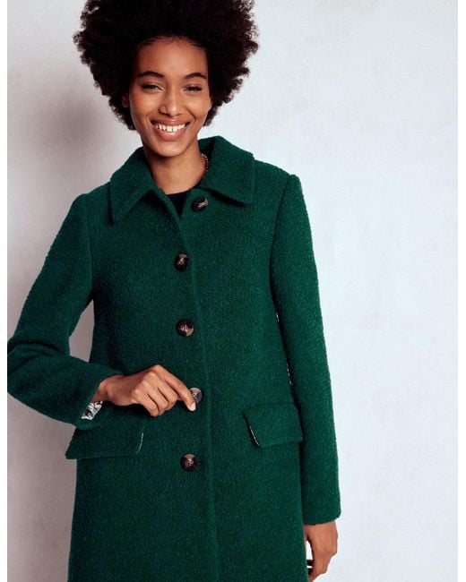 Boden Green Edinburgh Wool Coat