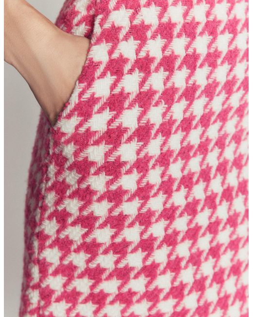 Boden Green Wool Blend A-Line Skirt