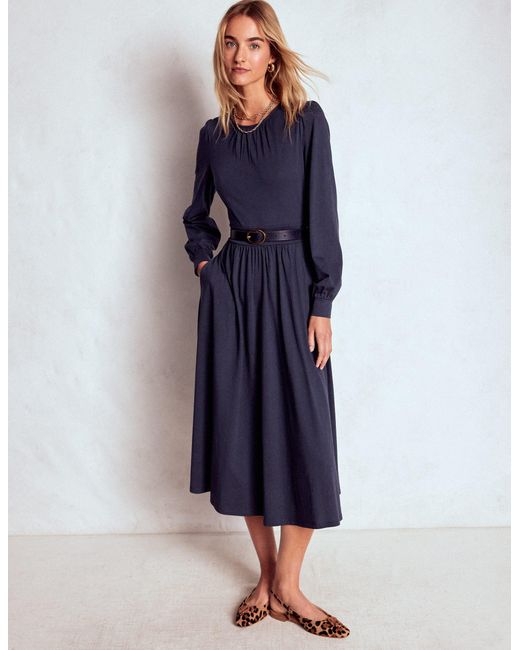 Boden Blue Alexandra Jersey Midi Dress