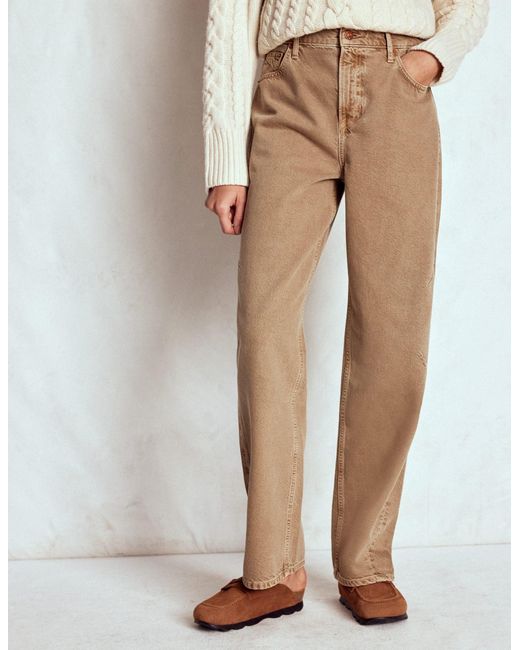 Boden Natural Barrel Jeans