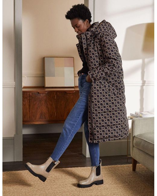 Boden Skye Puffer Coat Black | Lyst