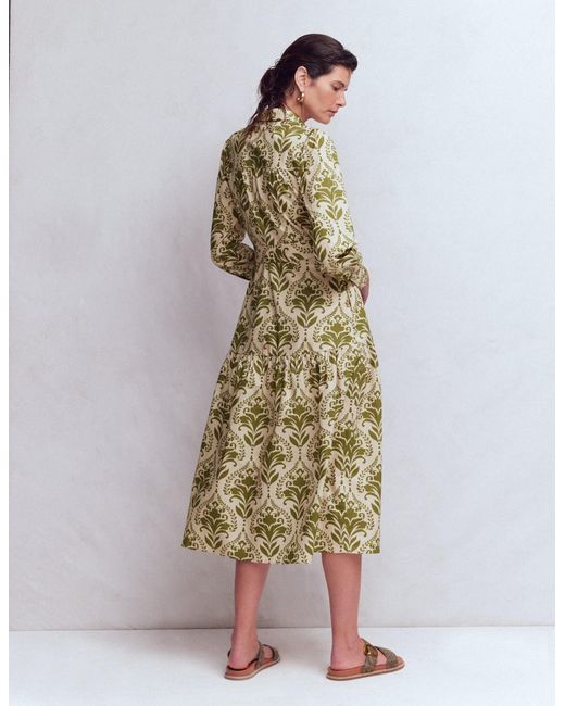 Boden Multicolor Ellie Cotton Maxi Shirt Dress