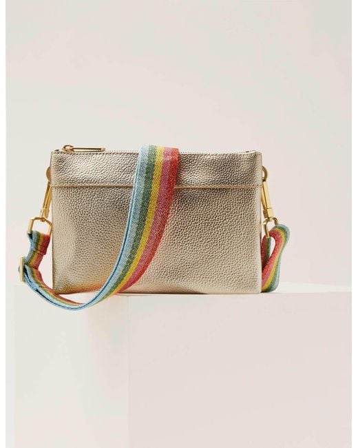 Boden Clementine Crossbody Bag Gold in Natural Lyst