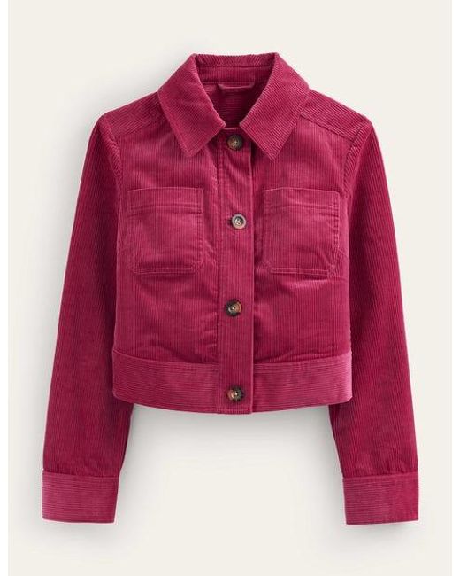 Boden Red Corduroy Jacket