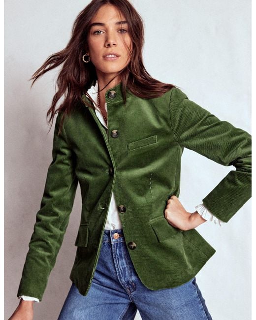 Boden Green Military Cord Jacket