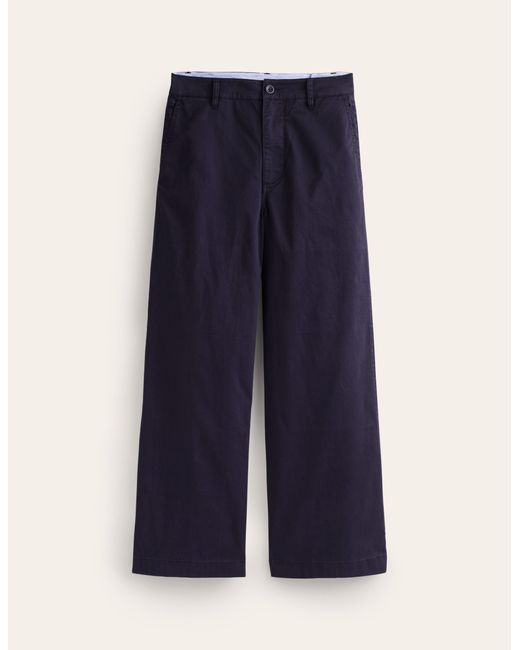 Boden Blue Barnsbury Crop Chino Trousers