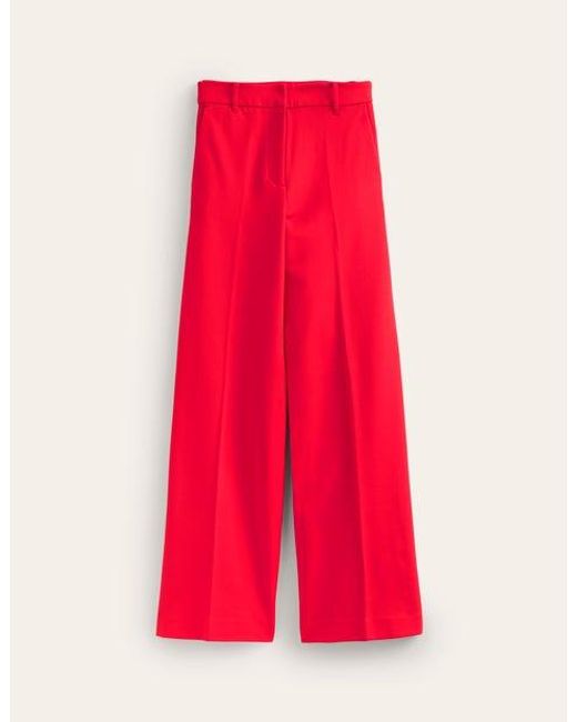 Boden Red Westbourne Ponte Pants