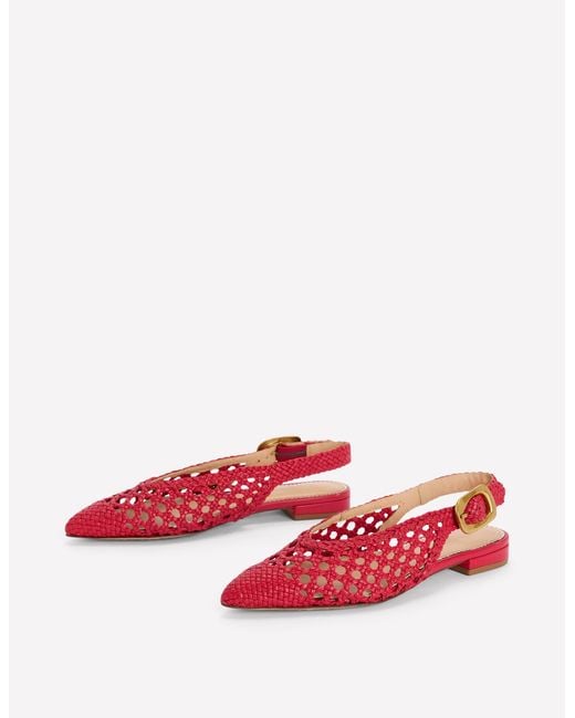 Boden Red High Cut Flat Point