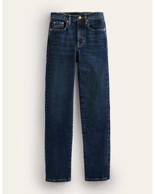 Boden Blue Mid Rise Slim Leg Jeans