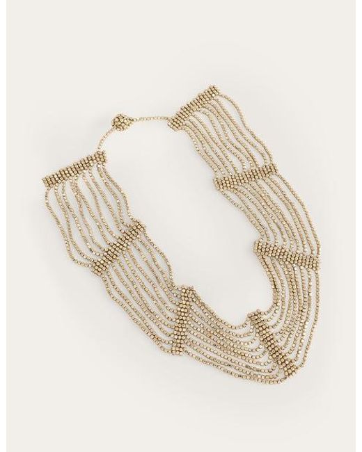 Boden Natural Bead Layer Necklace