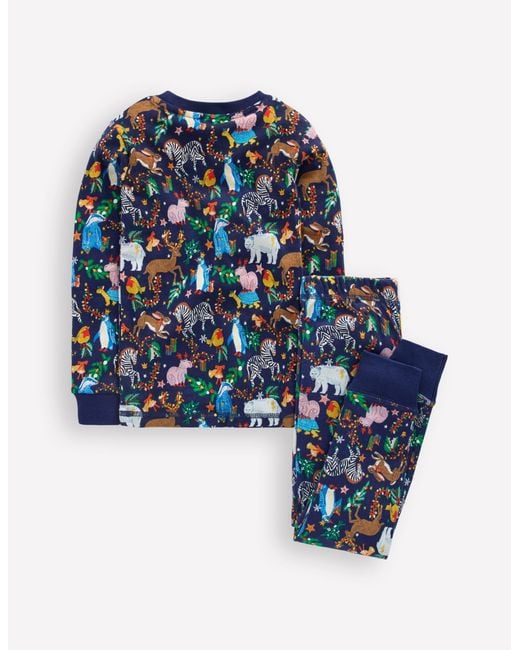 Pyjama Long Douillet-Fête Médiévale De Noël Boden pour homme en coloris Blue