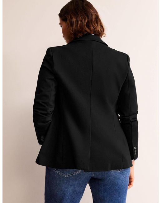 Boden Black Marylebone Ponte Blazer