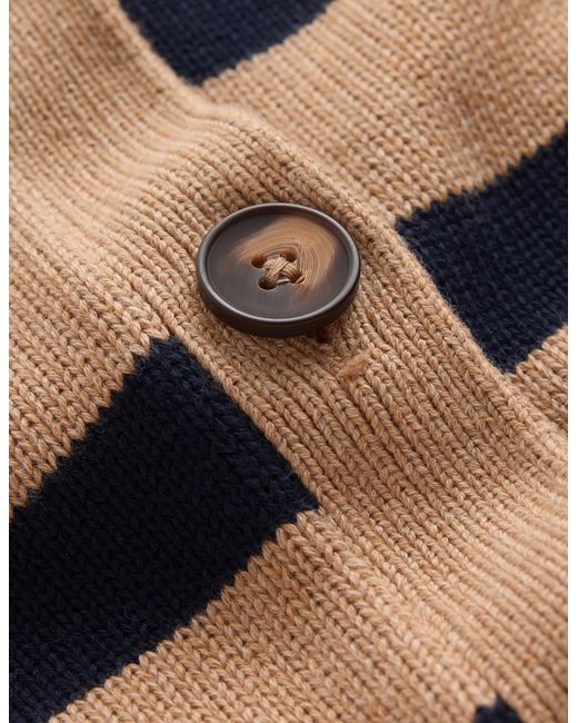 Boden Blue Lucy Relaxed Cotton Cardigan