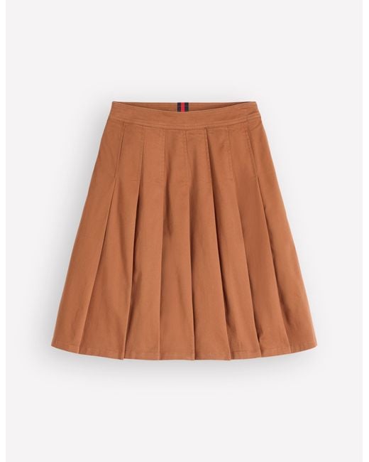Boden Blue Aya Cotton Skirt