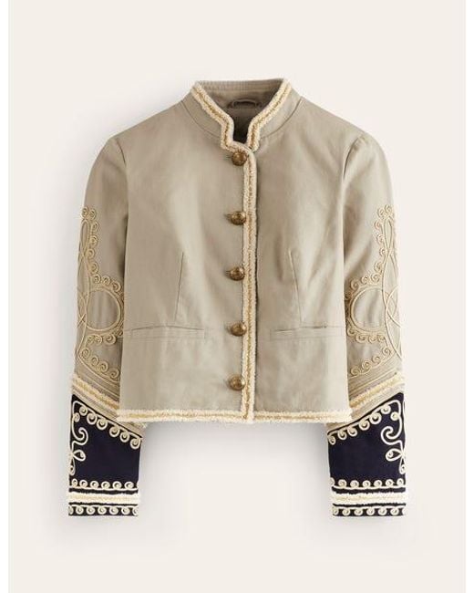 Boden Natural Greenwich Military Jacket