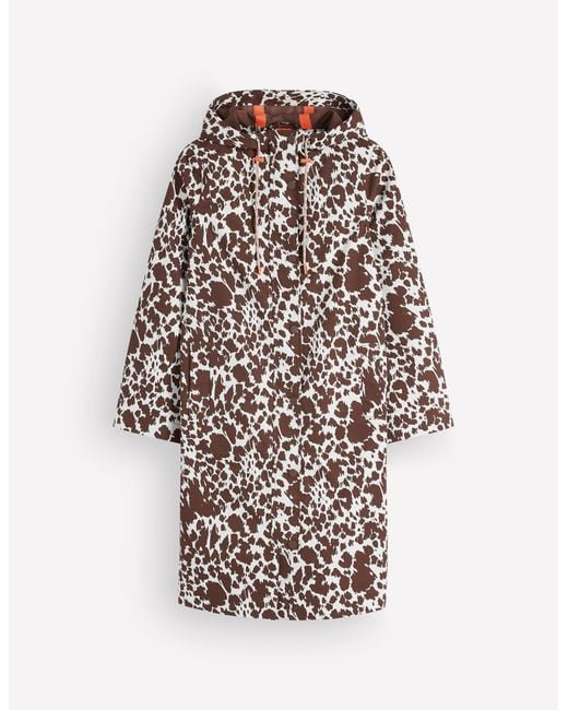 Boden Blue Longline Raincoat