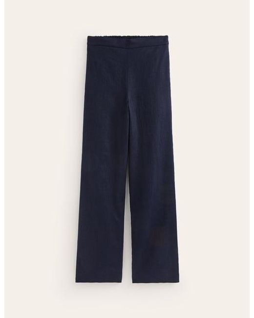 Boden Blue Hampstead Linen Pants