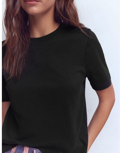 Boden Multicolor Cotton Crew Neck T-Shirt