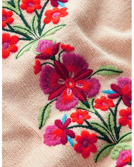Boden Red Monica Knitted T-Shirt