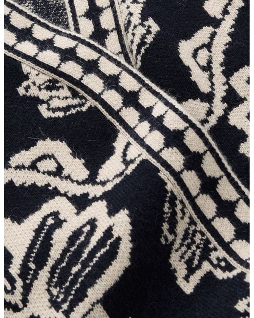 Boden Blue Belted Wrap Knitted Cardigan