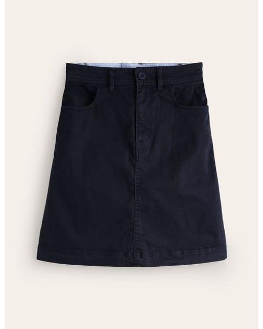 Boden Blue Nell Chino Mini Skirt