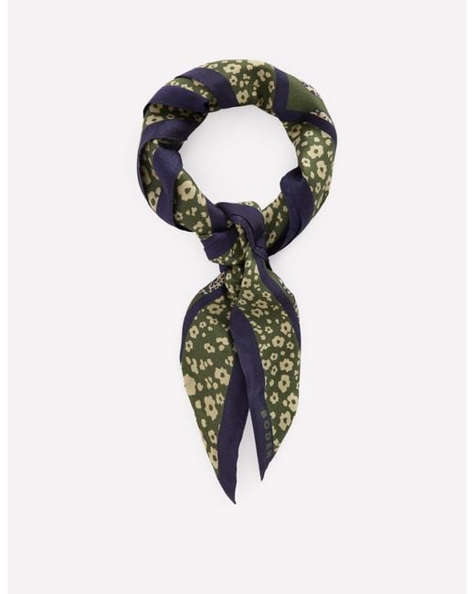 Boden Multicolor Silk Square Scarf