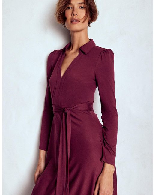 Boden Imogen Collared Jersey Dress