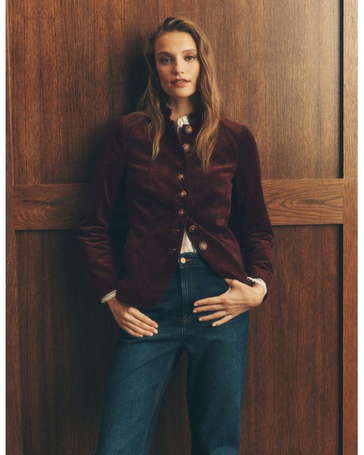 Boden Blue Hereford Military Cord Jacket