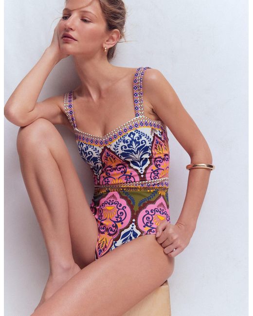 Boden Green Clean Sweetheart Swimsuit